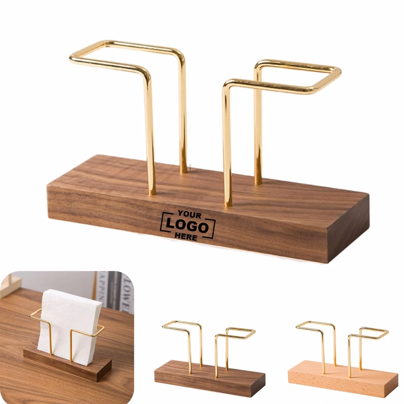 Wooden Multifunctional Paper Towel Storage Rack