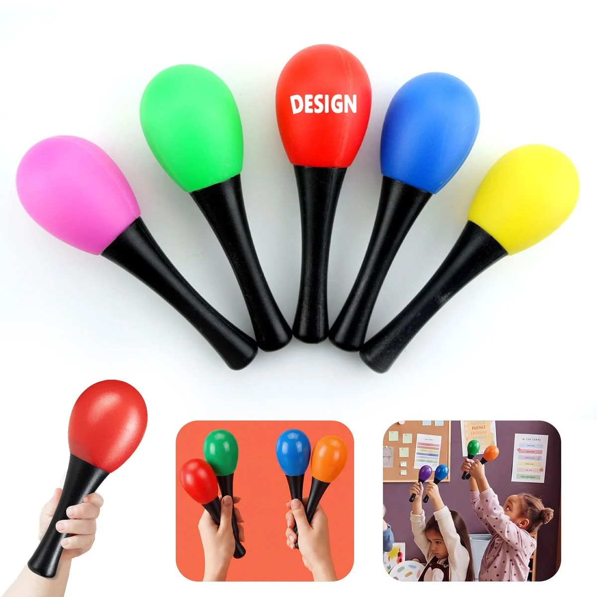 Plastic Maraca Rattle Toy 1