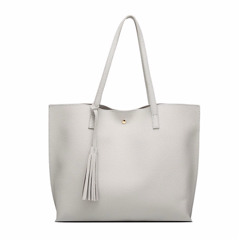 Leather tote bags large handbag for women