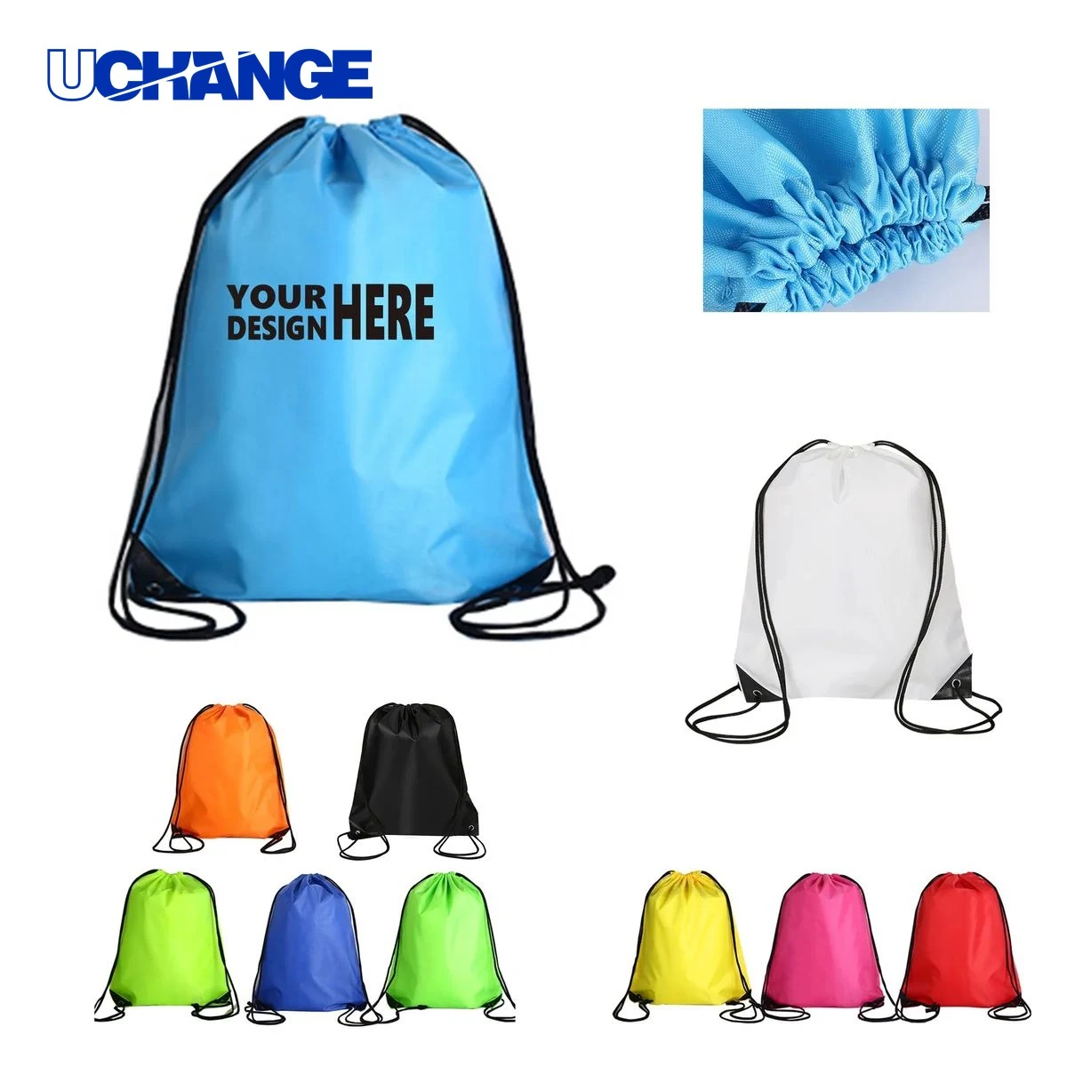 Durable Oxford Cloth Drawstring Backpack Organizer 1