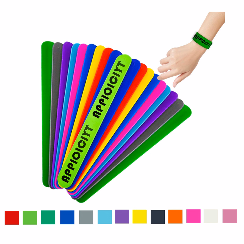 Silicone Slap Bracelet MOQ 50