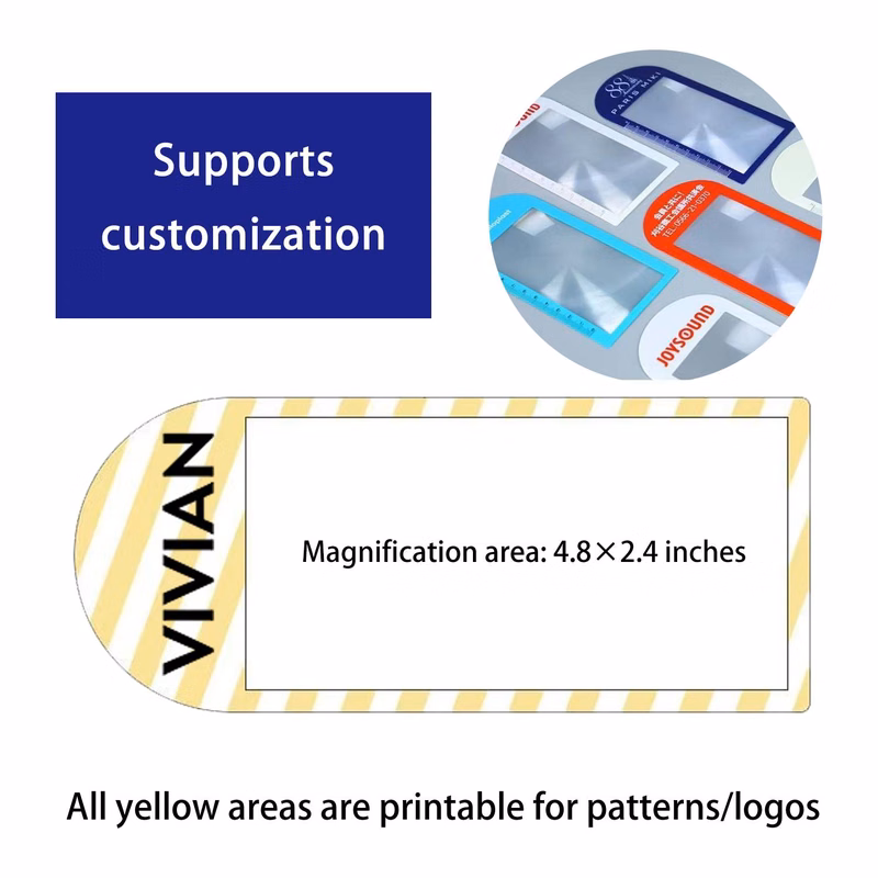 PVC Magnifying Bookmark