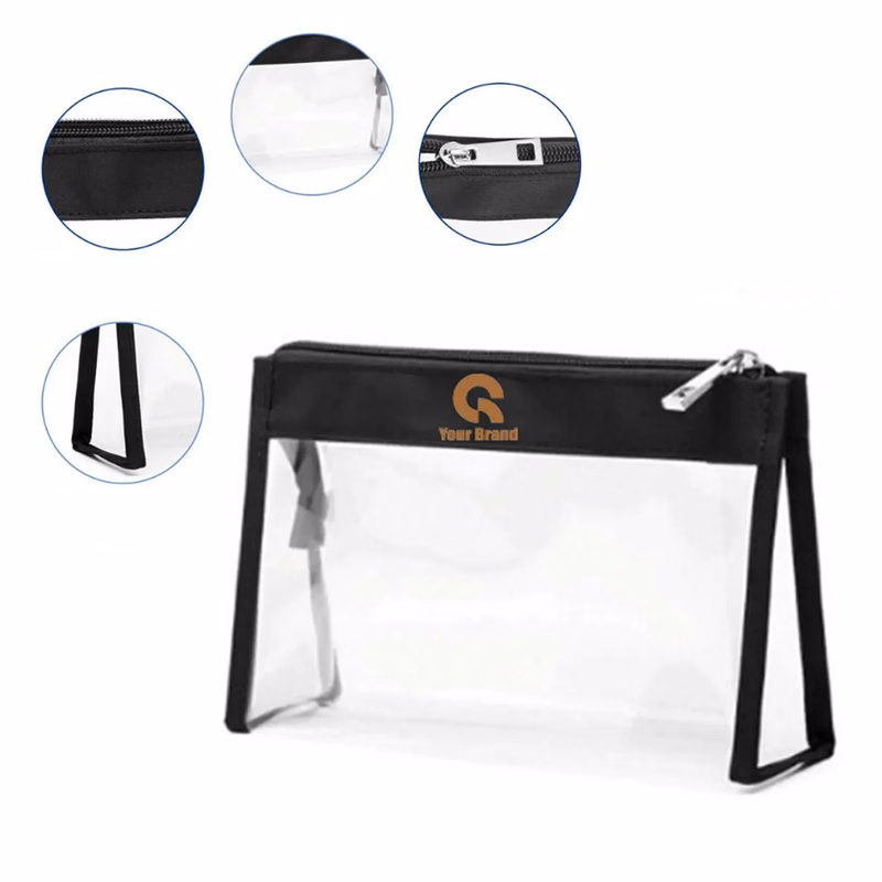 2 Pack Waterproof Durable Clear Makeup Bag