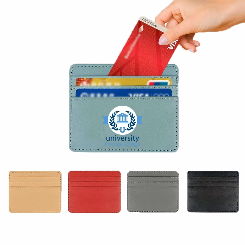 PU Leather Card Holder Slim Wallets Minimalist