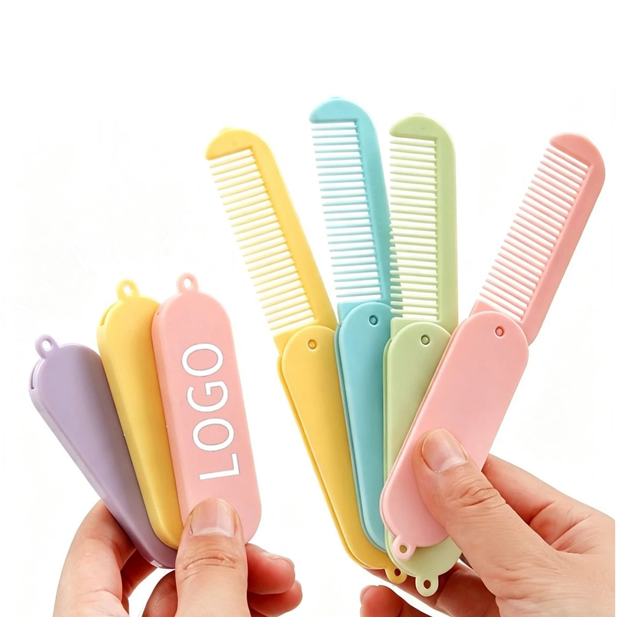 Portable Plastic Folding Comb 1