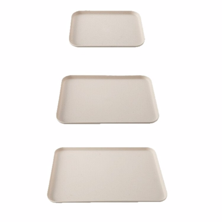 Natural Eco Wheat Straw Tray