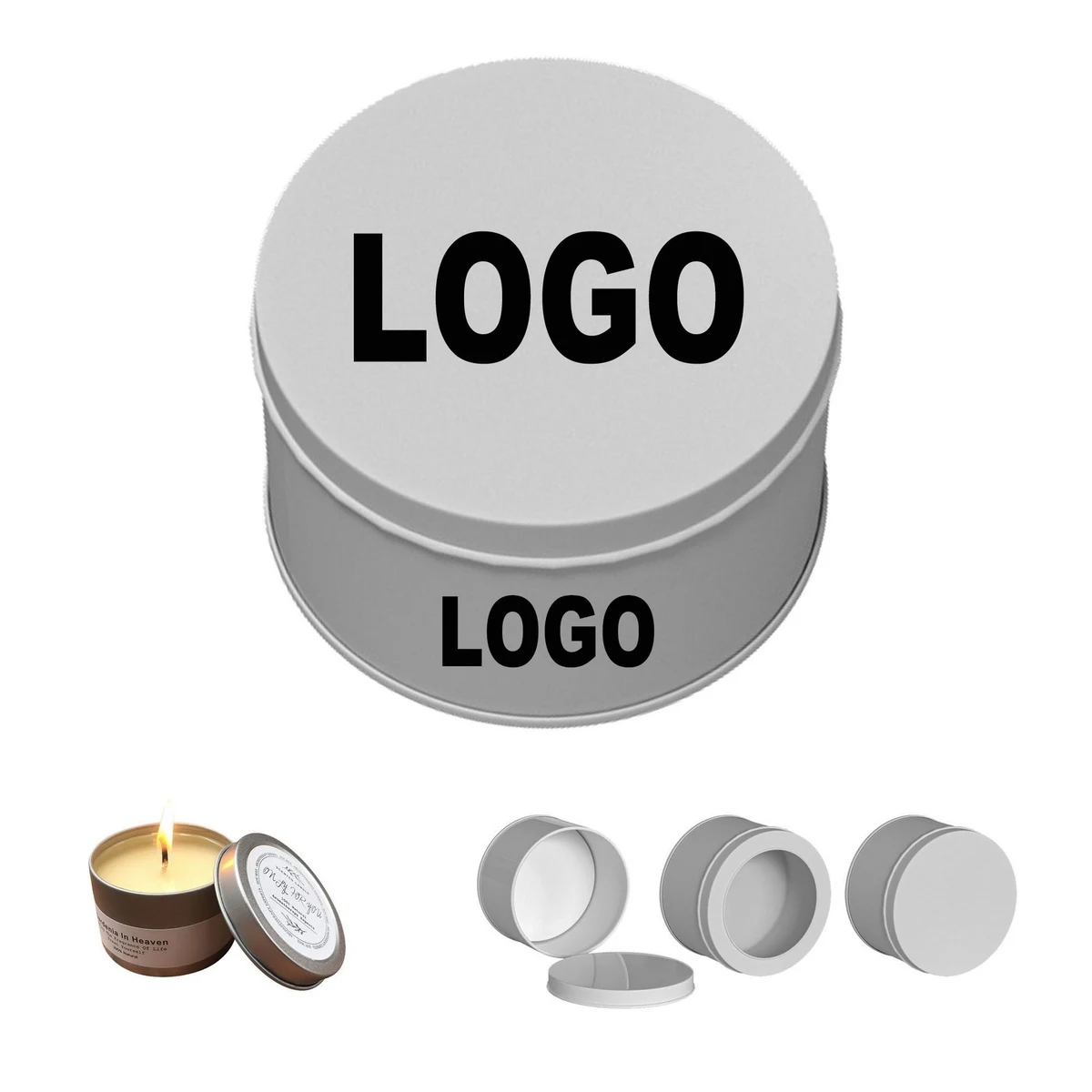 Small Round Iron Candy Box 1