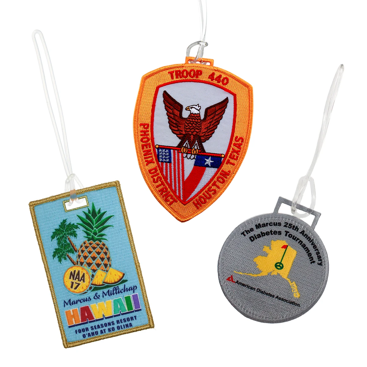 Embroidered Luggage Tags (3-1/2") 1