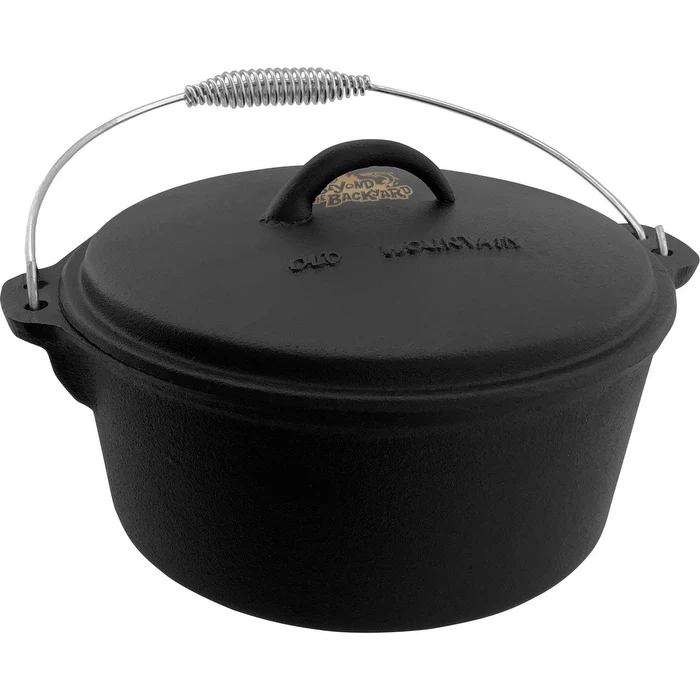 Old Mountain 4.5 Qt Flat Bottom Dutch Oven 1
