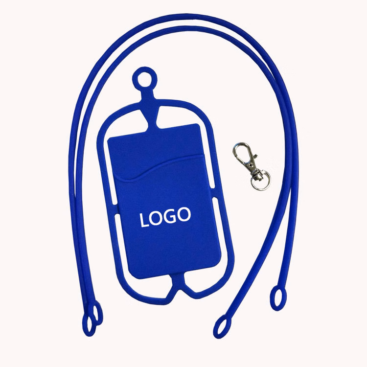 Silicone Lanyard With Phone Holder