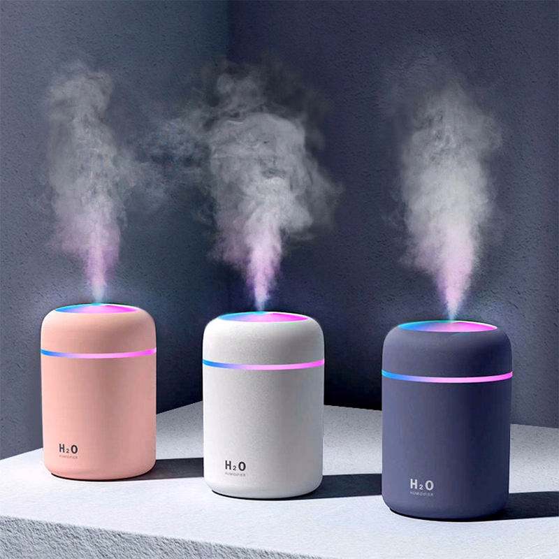 300ml Portable USB LED Ultrasonic Humidifier Air Purifier/ D