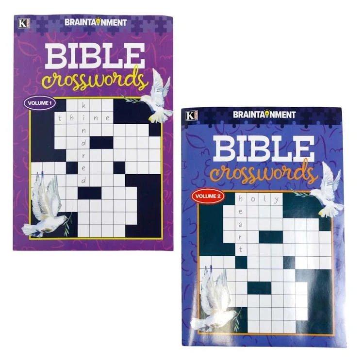 Bible Crossword Puzzle Books - Two Titles 1