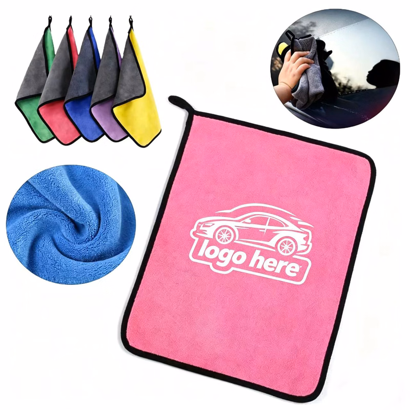 Microfiber Coral Velvet Car Drying Towel