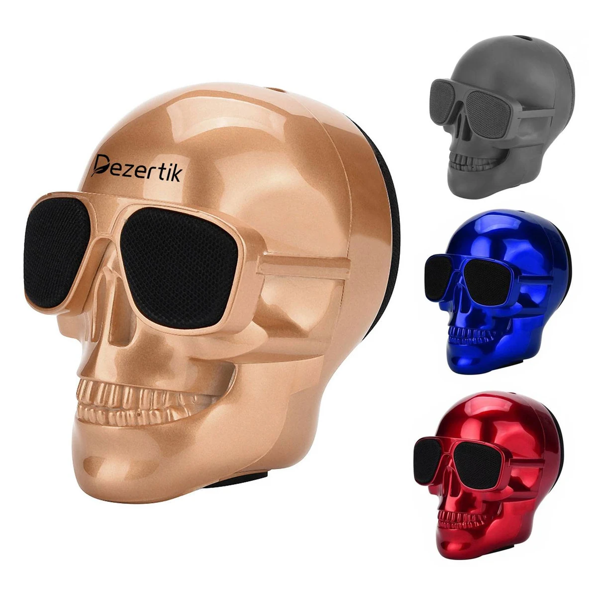 Portable Mini Desktop Skull Bluetooth Speaker 1