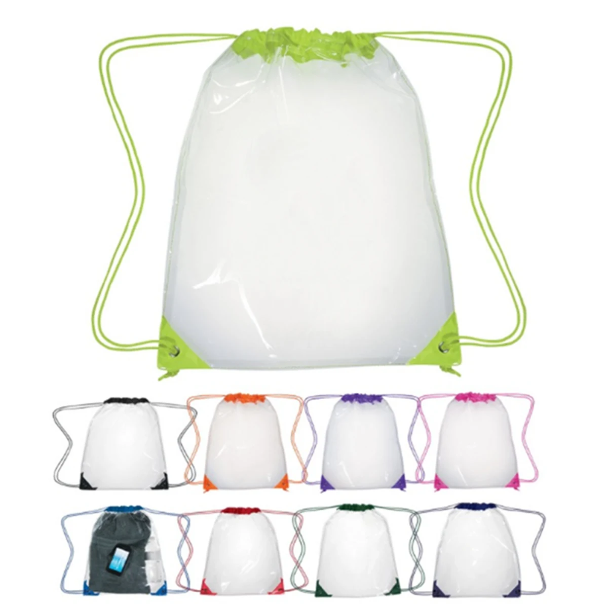Promotional PVC Drawstring Backpack 1