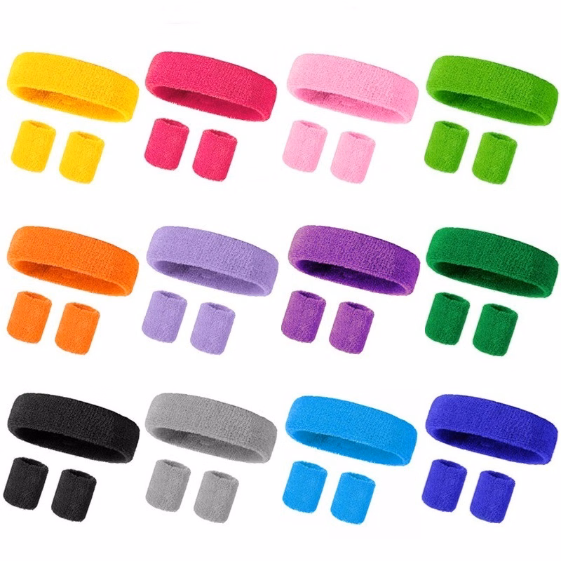 Sweatbands and headbands Set