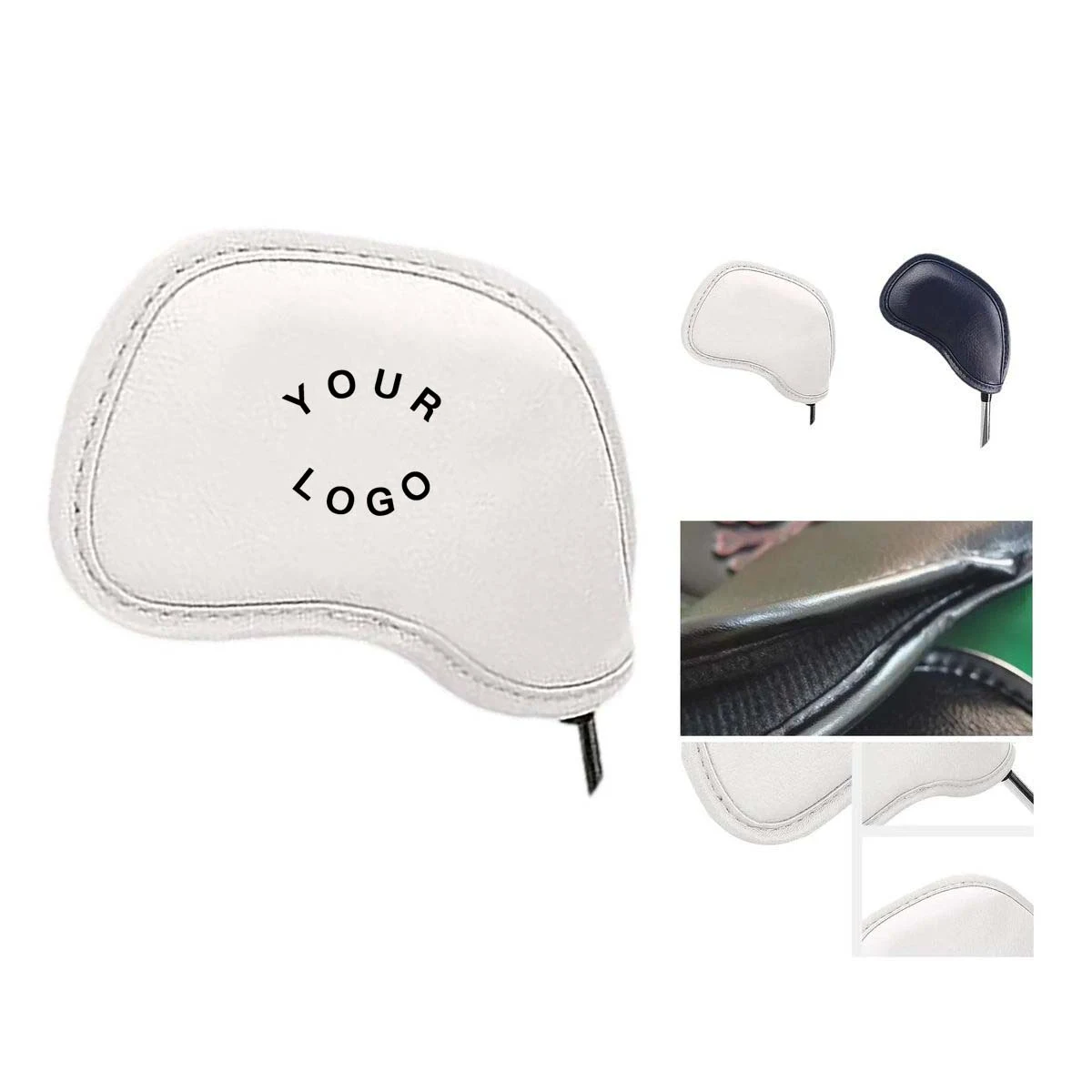 Stylish PU Leather Golf Headcovers with Secure Fit 1