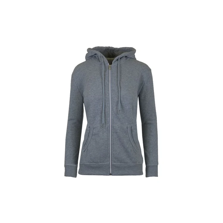 Women's Full Zip Hoodies - S-2X Charcoal 1
