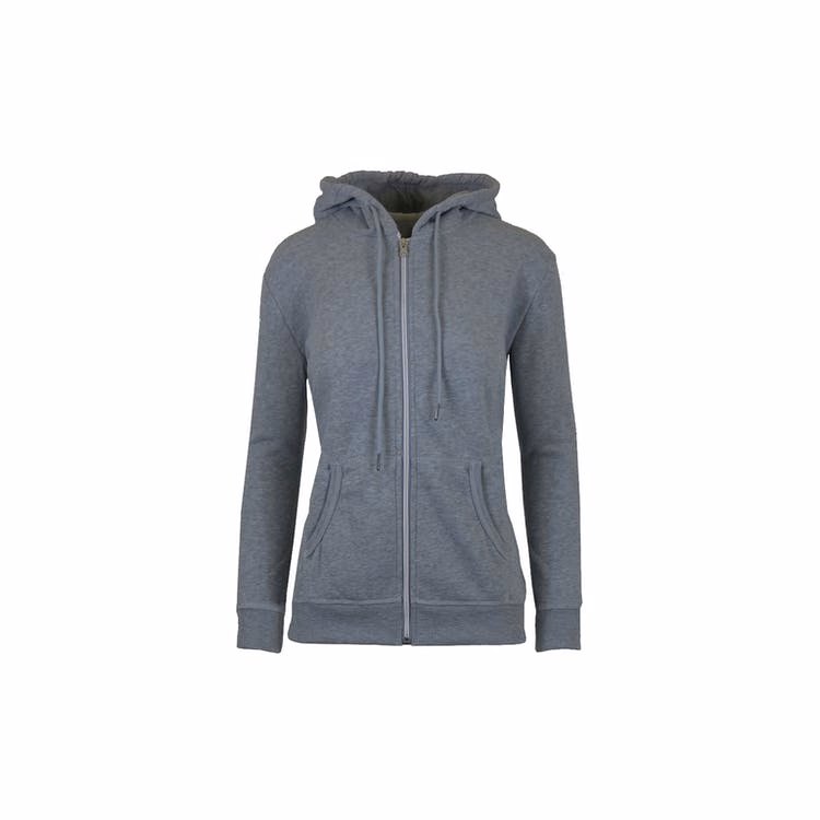 Women's Full Zip Hoodies - S-2X Charcoal