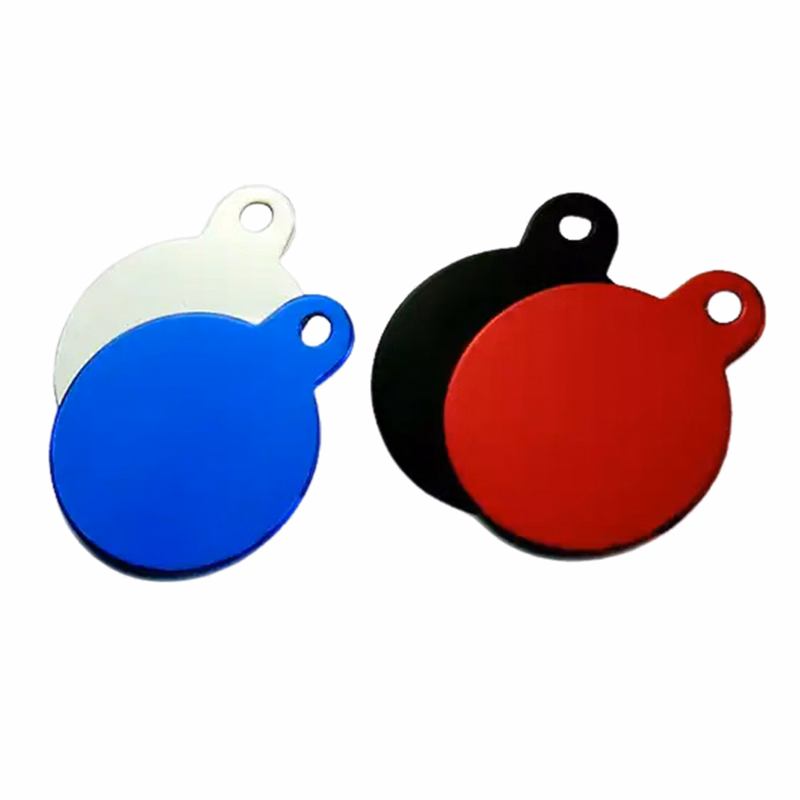 Round Shape Aluminum Pet Tag