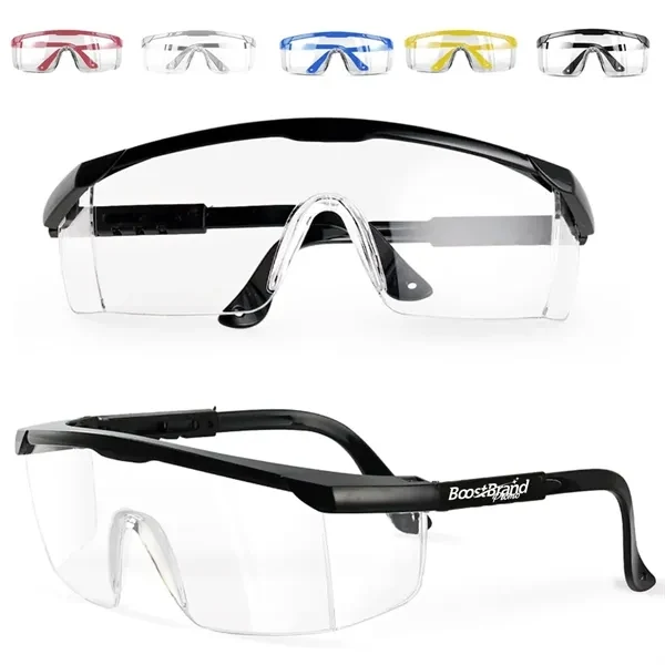Custom Impact-Resistant Safety Eyeglasses with Anti-Splash Protection — Industrial PPE 1