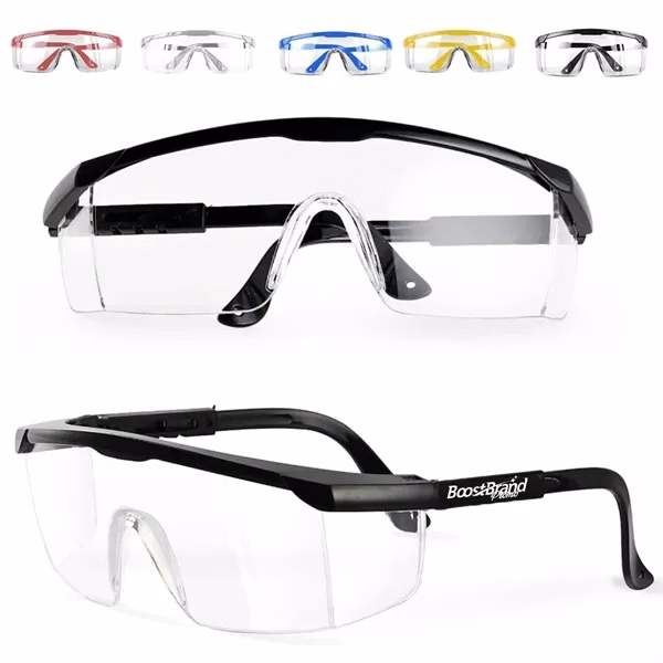 Custom Impact-Resistant Safety Eyeglasses with Anti-Splash Protection — Industrial PPE