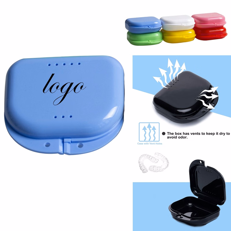 Tight Snap Lock Orthodontic Mouth Guard Case