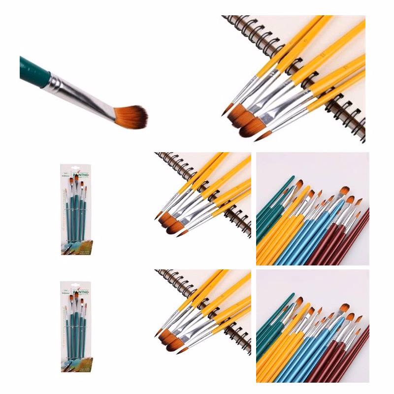 5pcs Paint Brushes for Watercolor Oil Acrylic Painting