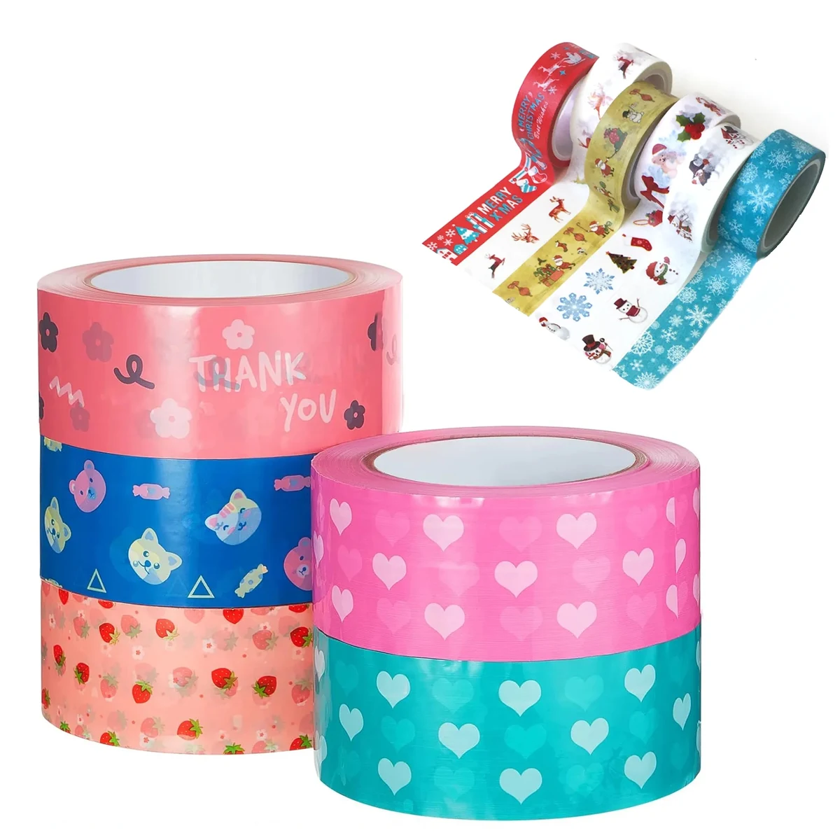 Custom Full Color BOPP Adhesive Packing Sealing Tape MOQ 50p 1
