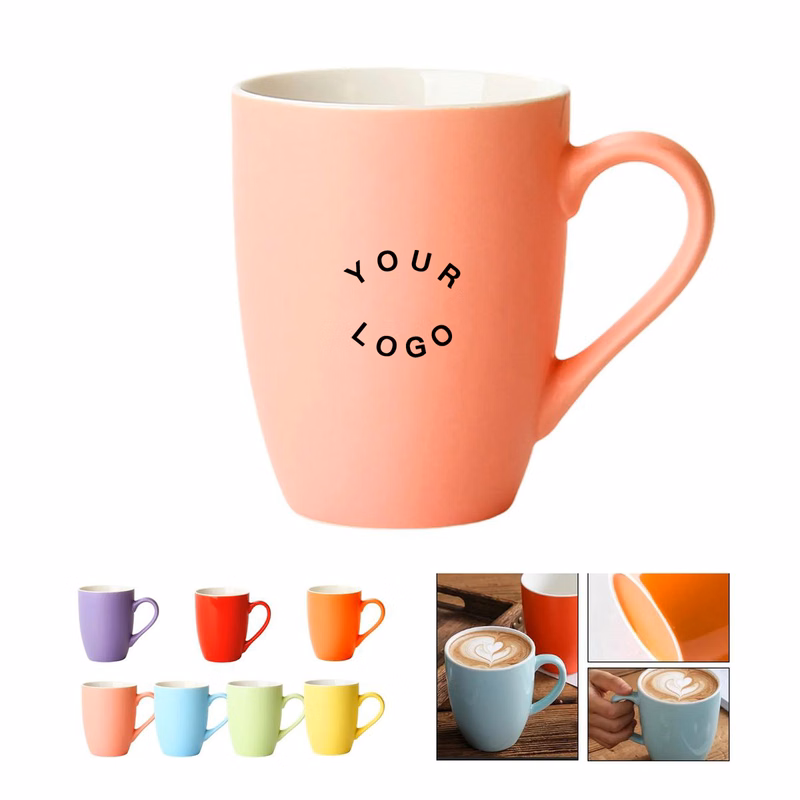 14oz Ceramic Coffee Mug Stoneware with Handle