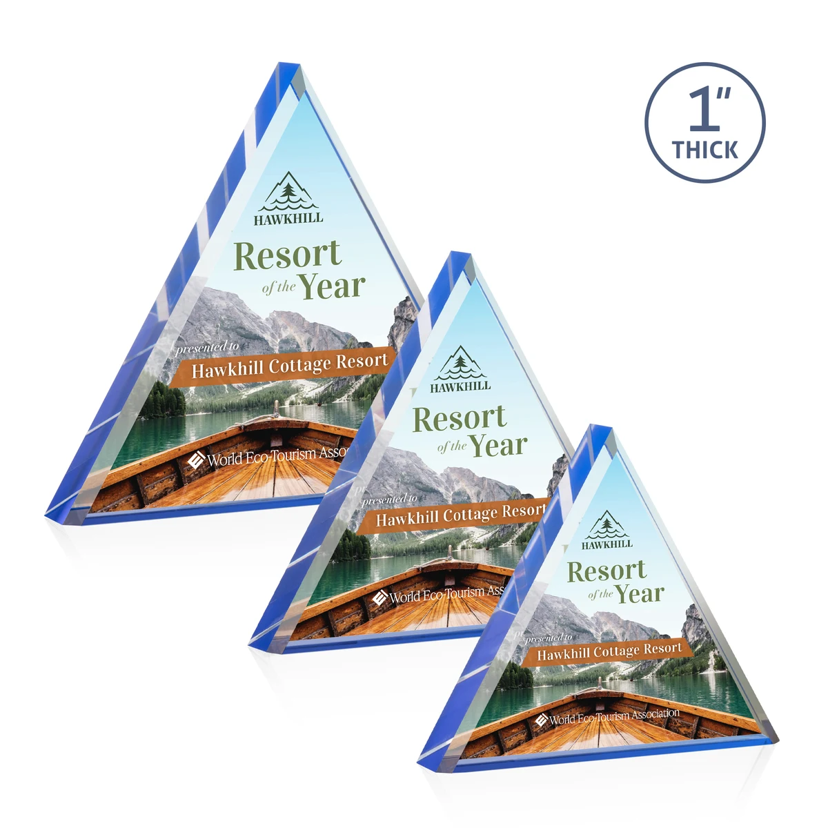 Brighton VividPrint™ Award - Blue 1