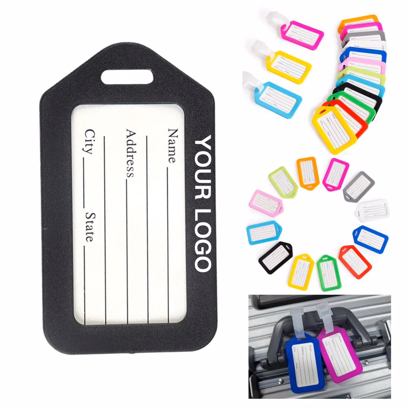 Waterproof Plastic Luggage Tag with Info Window
