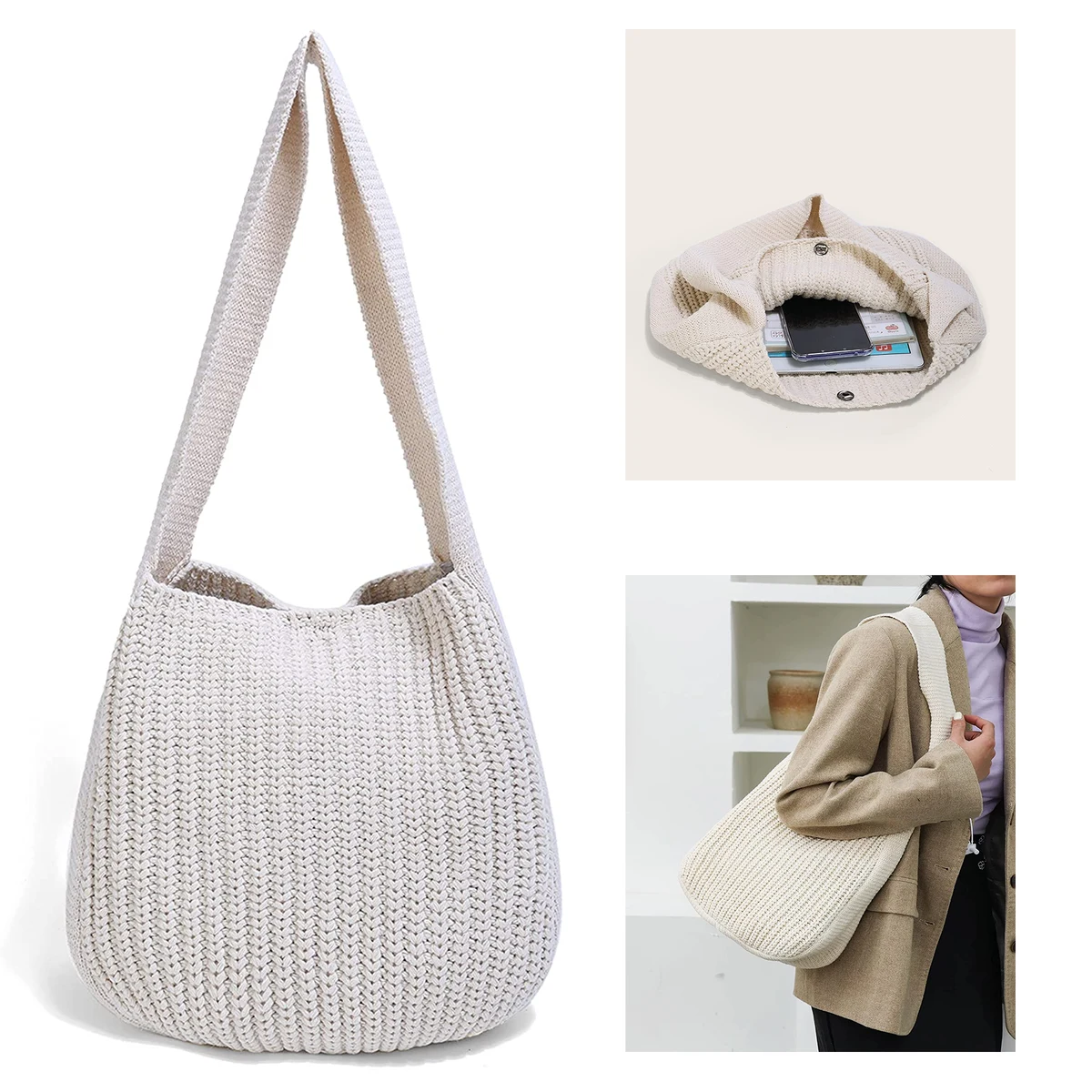 11.7 x 22.83 Inches Women's Shoulder Handbag 1