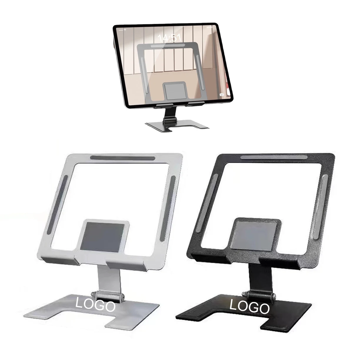 Foldable Alloy Phone Stand 1