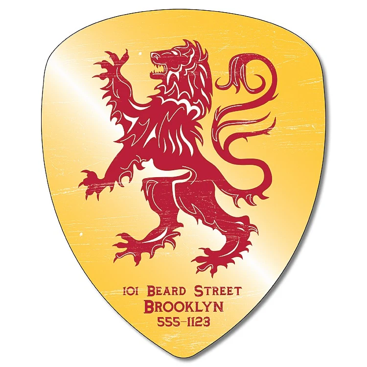Magnet - Badge / Crest / Shield Shape (4x4.9) - 20 mil. 1