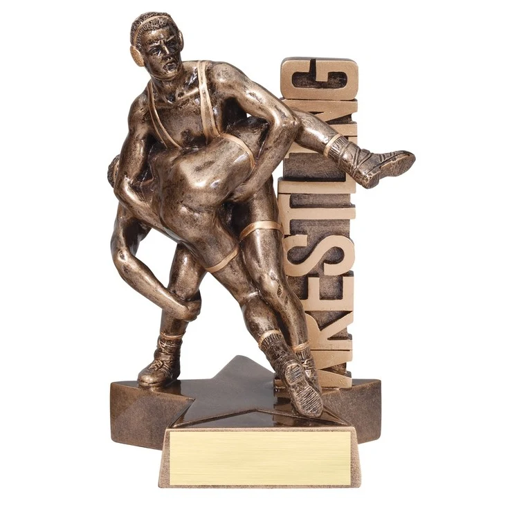8 1/2" Tall Wrestling Billboard Resin Award 1