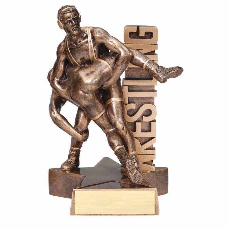8 1/2" Tall Wrestling Billboard Resin Award