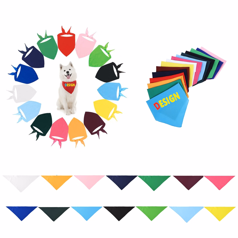 Customizable Dog Bandana/Bib MOQ 50