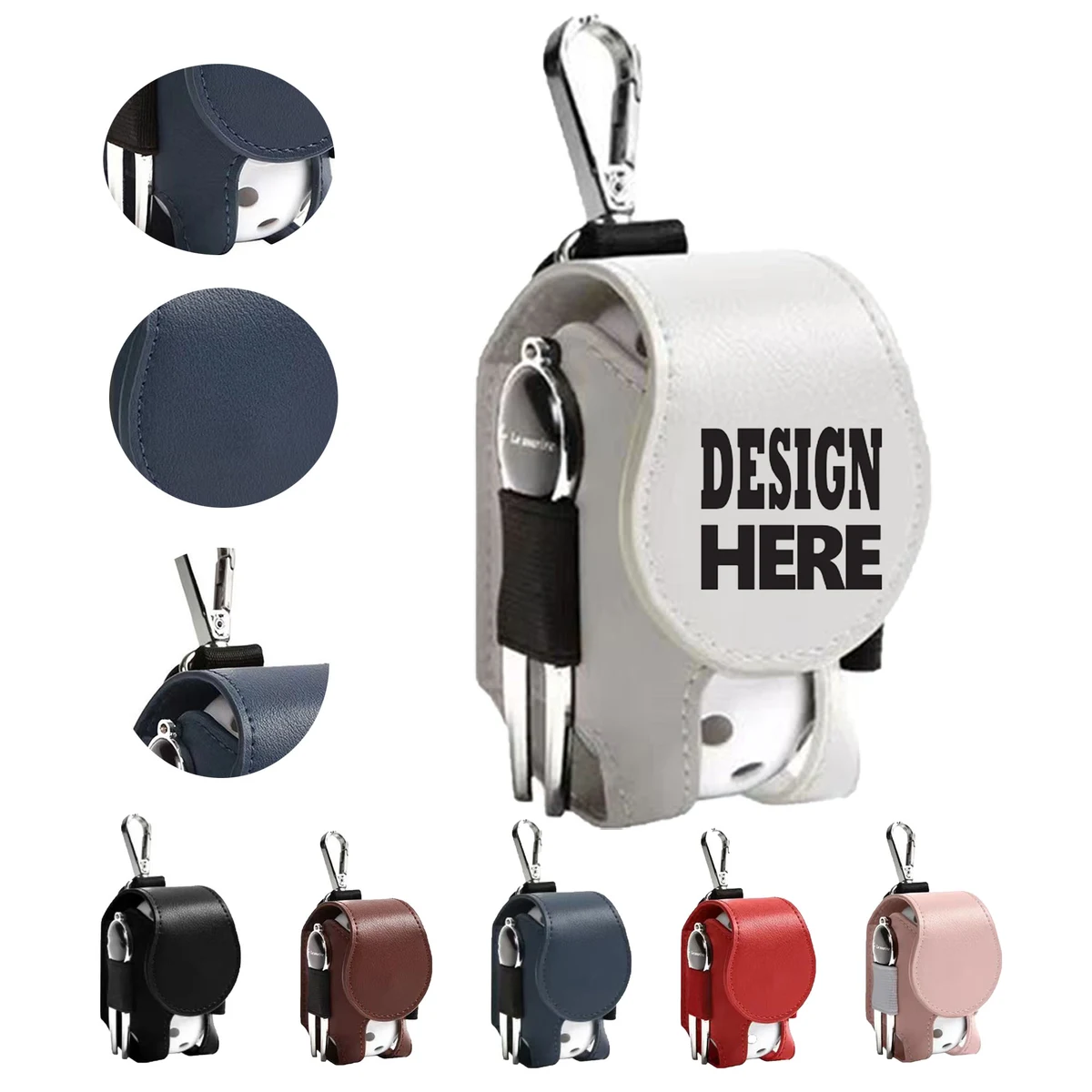 PU Golf Ball Pouch 1