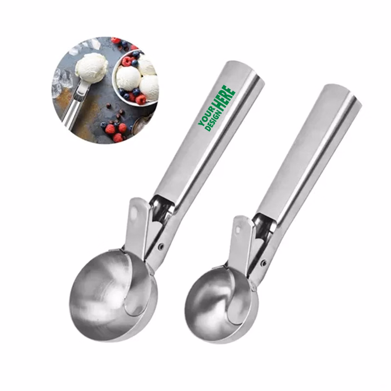 Stainless Steel Ice Cream Scoop with Trigger
