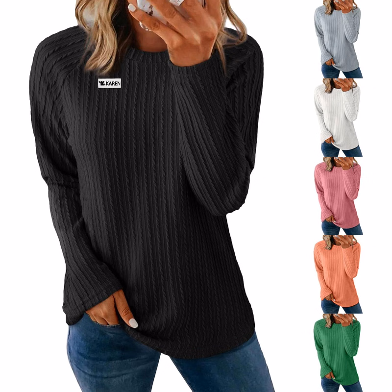 Women's Fall Crewneck Warm Sweater