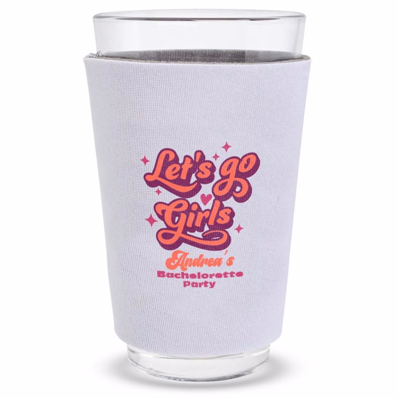 Full Color Foam Pint Glass Sleeves