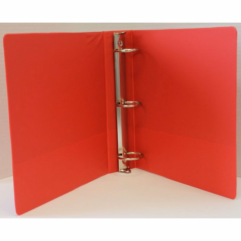1.5" 3-Ring Binders - Red 2 Inside Pockets