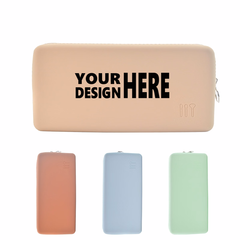 Large Capacity Silicone Zipper Travel Outdoor Portable Makeup Bag