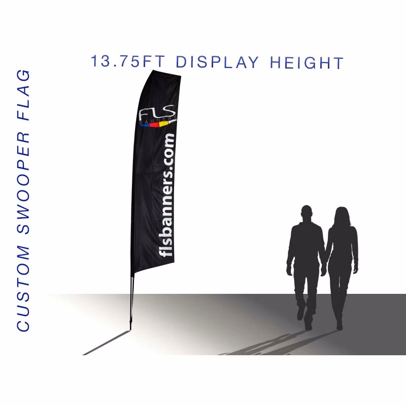 Large 19' Swooper Feather Flag