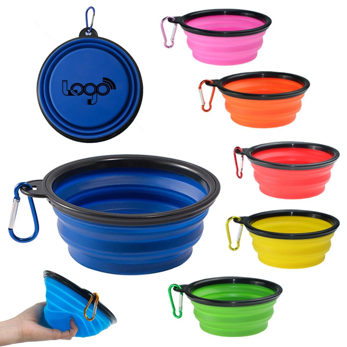 MOQ50 Space Saving Collapsible Pet Bowl 1
