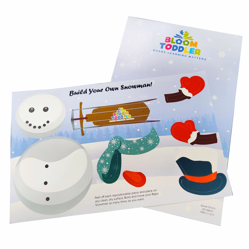 Build-a-Character Stickers and Card