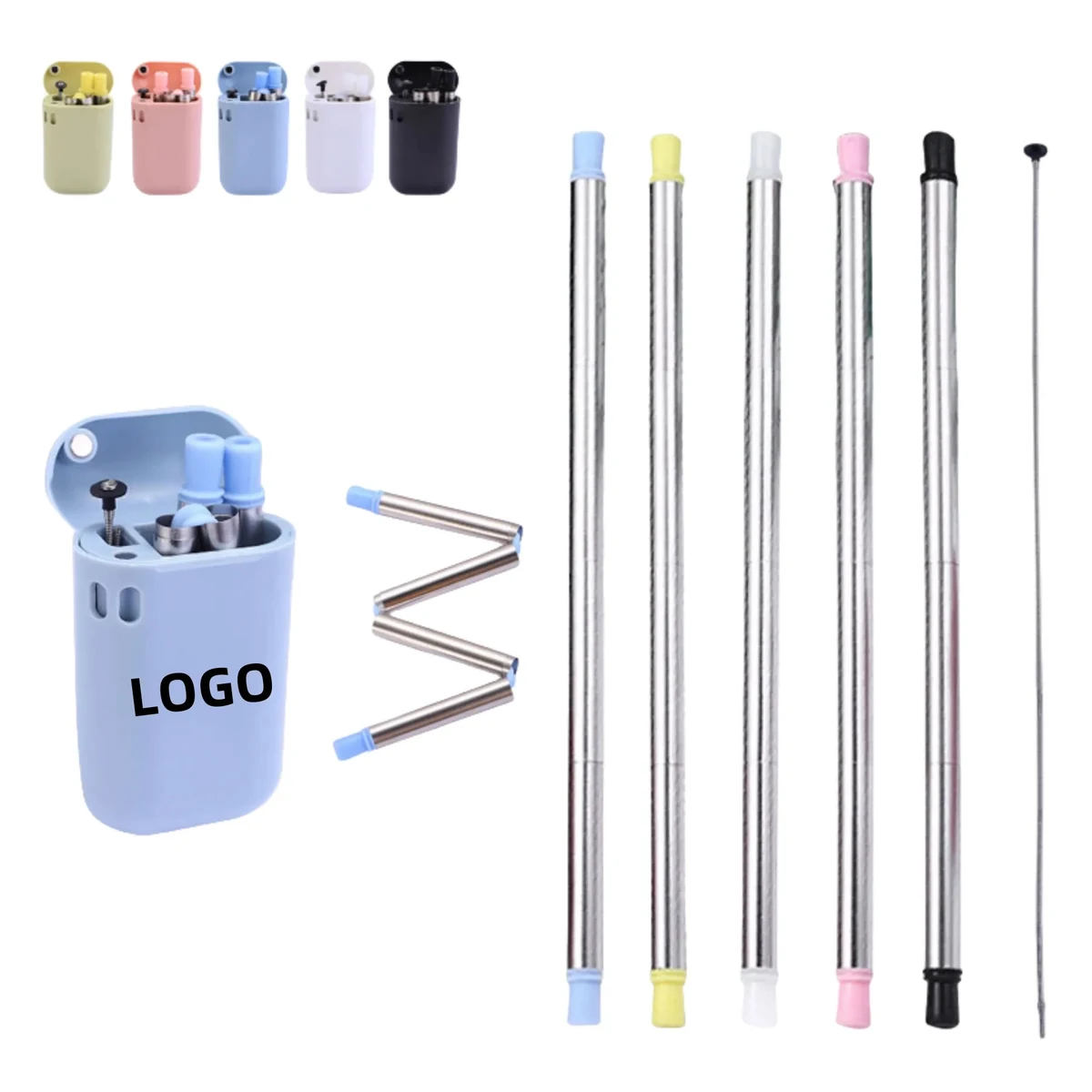 Eco-Friendly Collapsible Reusable Straw 1