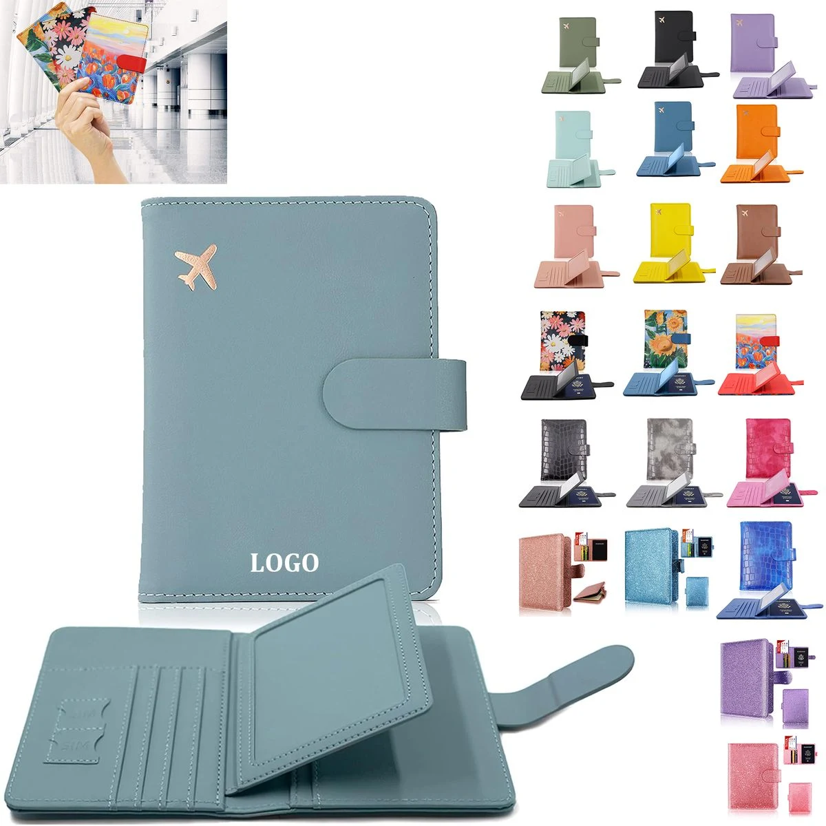 Cute Travel Passport Wallet Holder 1