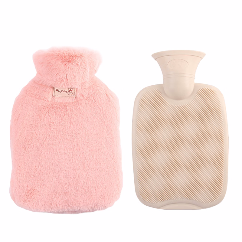 1L Thickened Plush Hot Water Bag